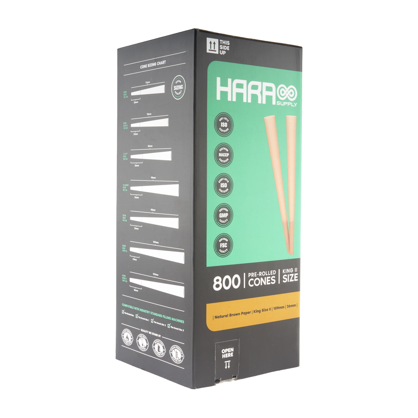 Hara Supply Paper Cones - King Size - 800pc