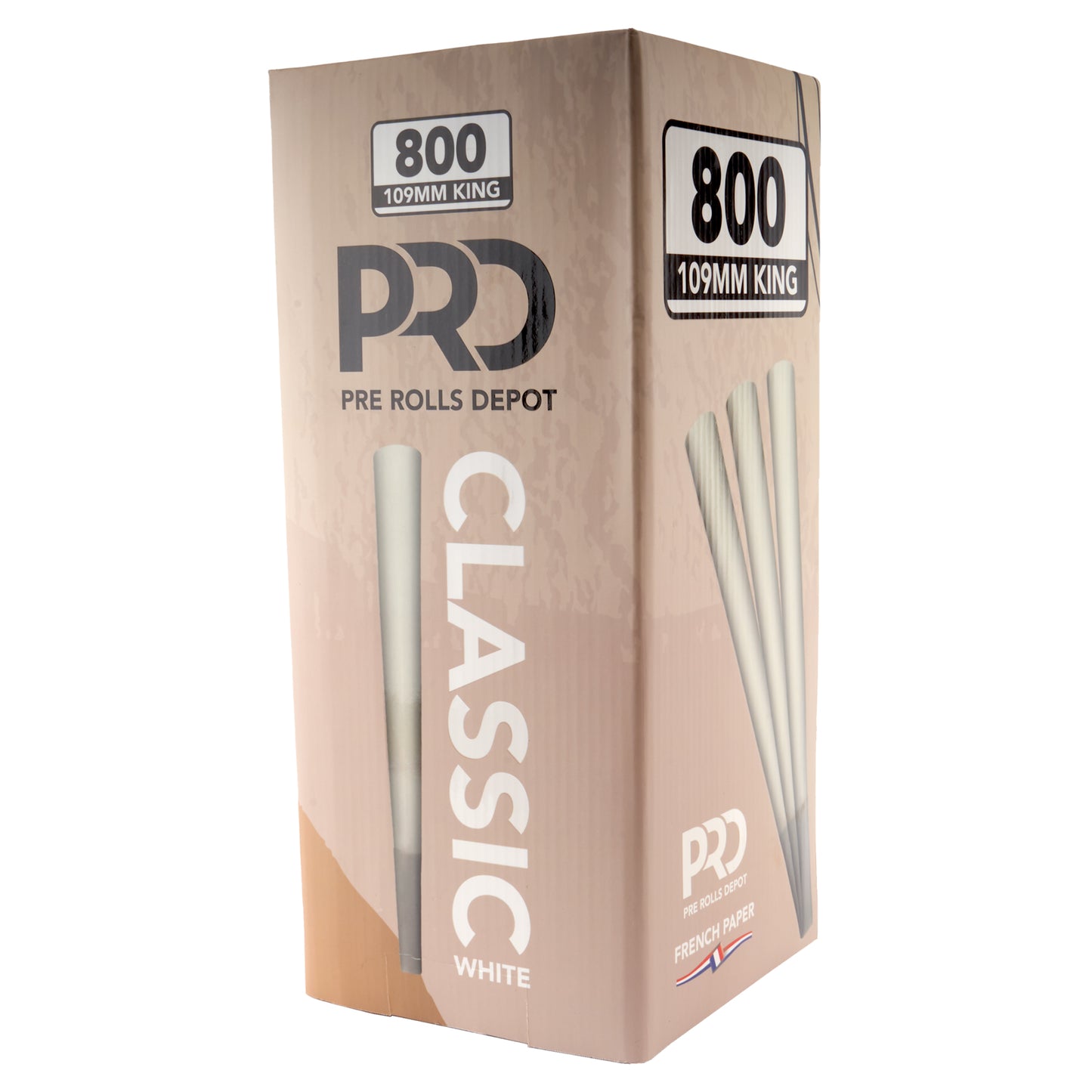 Pre Rolls Depot Paper Cones - King Size - 800pc