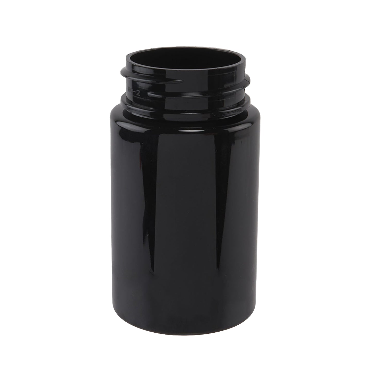 Loud Lock Plastic Jar w/ Cap - 75mm / 43mm - 100pc - Child Resistant