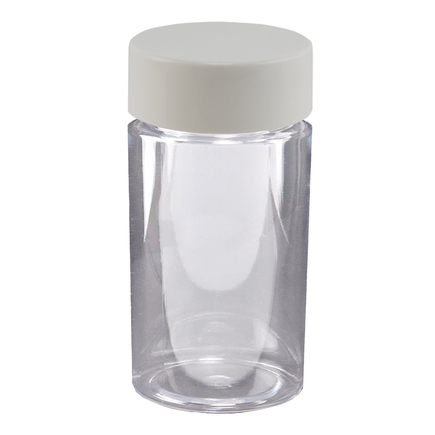Loud Lock Plastic Jar w/ Cap - 75mm / 43mm - 100pc - Child Resistant