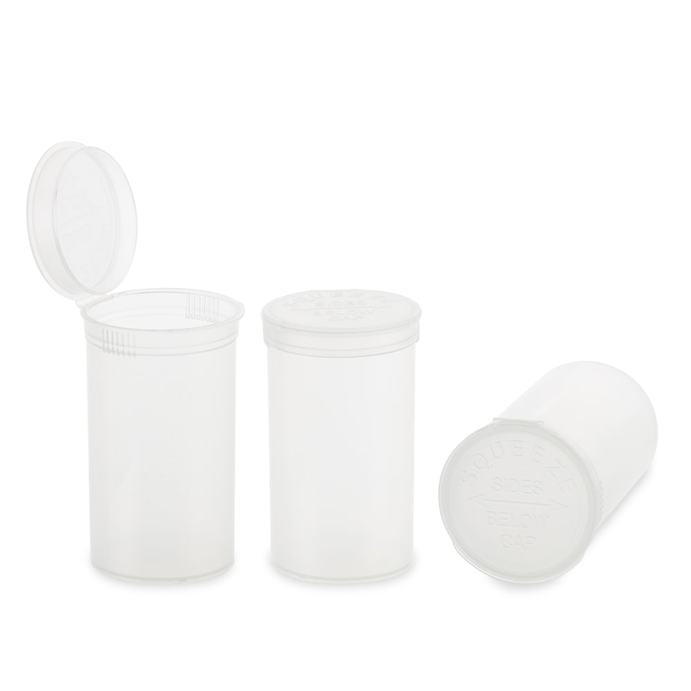 Loud Lock Plastic Pop Top - 19 Dram - 225pc - Child Resistant