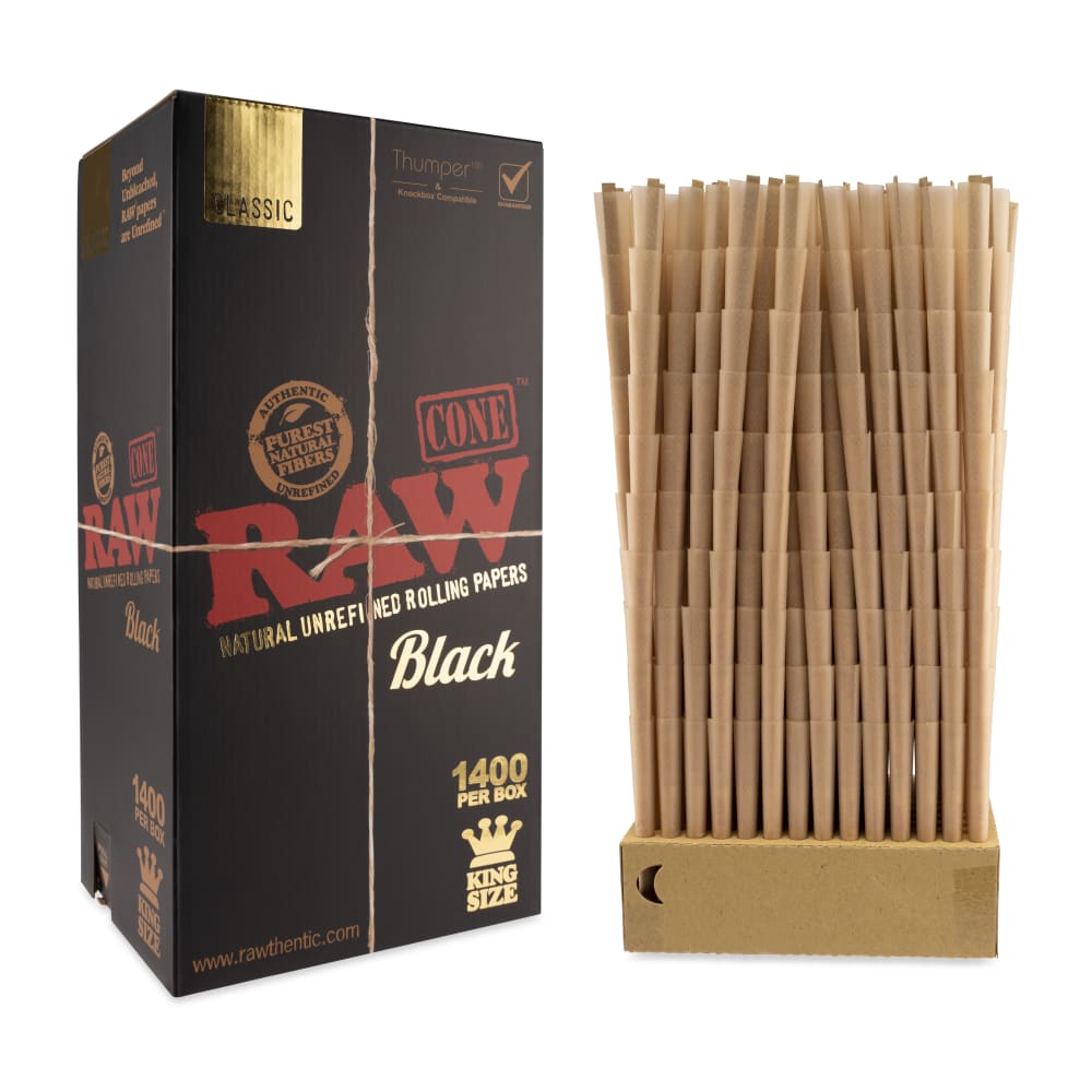 Raw Classic Paper Cones - King Size - 1400pc