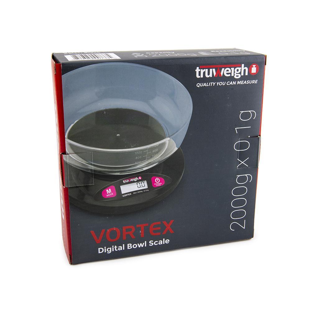 Truweigh Vortex Digital Bowl Scale 2000G X 0.1G - Black – Dispensary Supply