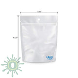 Loud Lock All States Mylar Bags - White 1 Gram 1000 Count / Collective Supplies