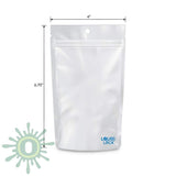 Loud Lock All States Mylar Bags - White 1/4 Oz 1000 Count / Collective Supplies