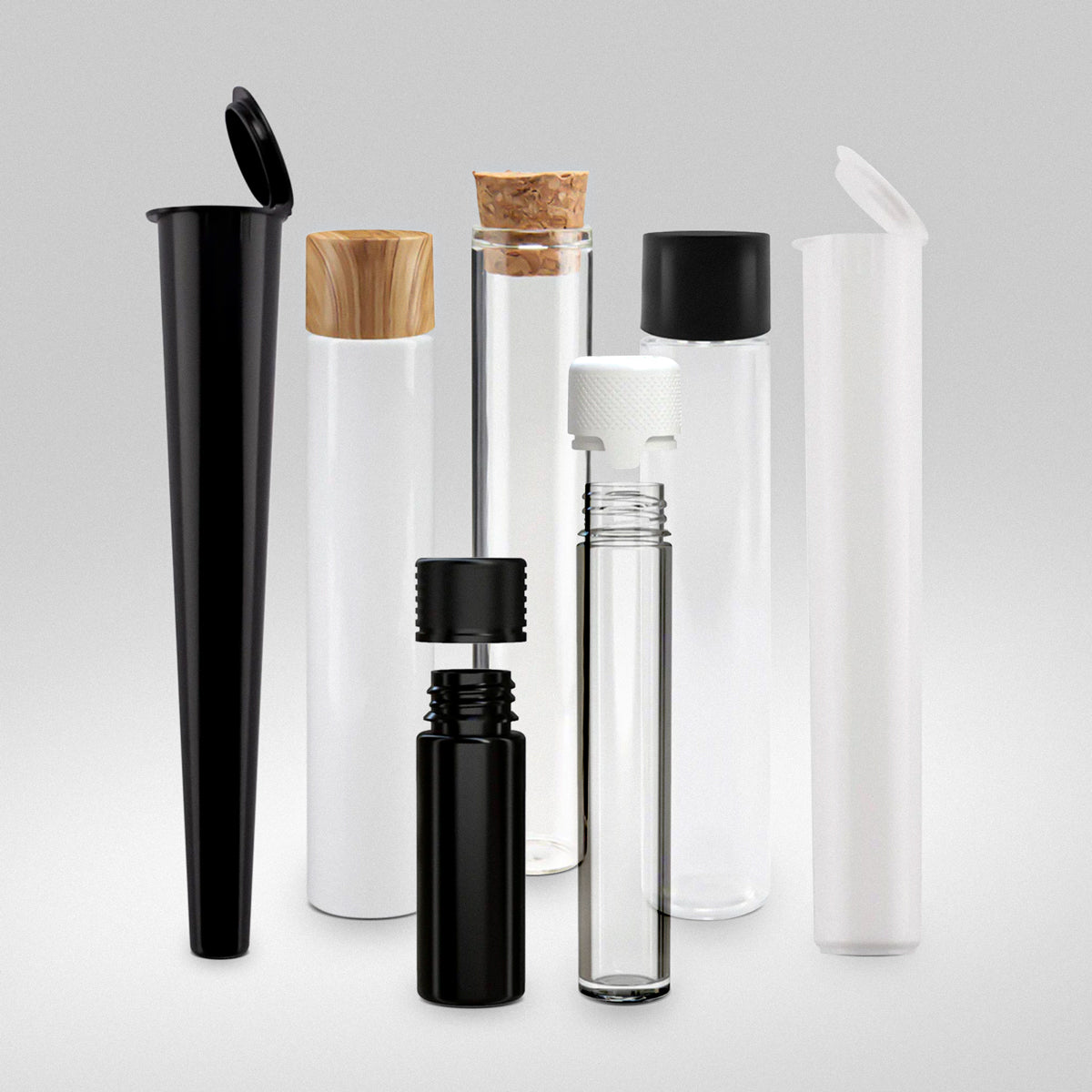 Single Pre-Roll Tube Packaging