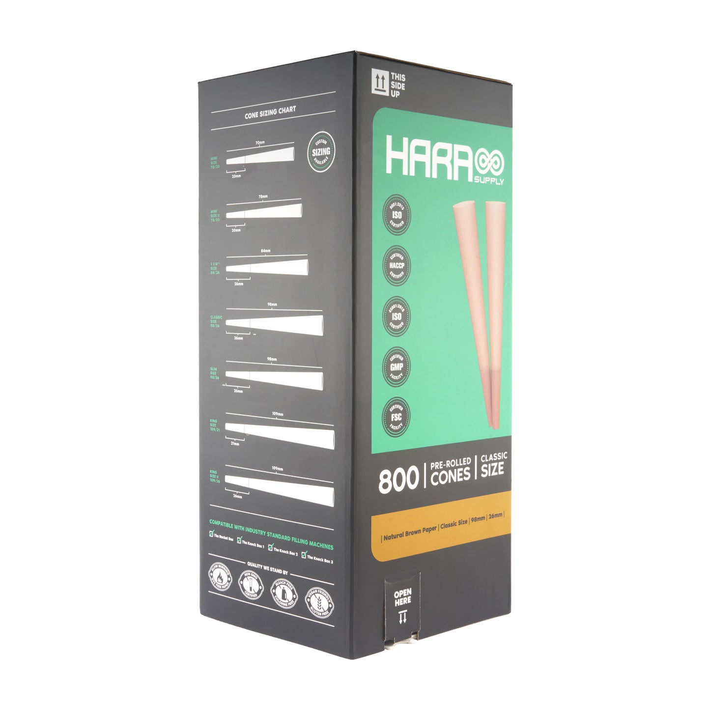 Hara Supply Paper Cones - 98mm - 900pc
