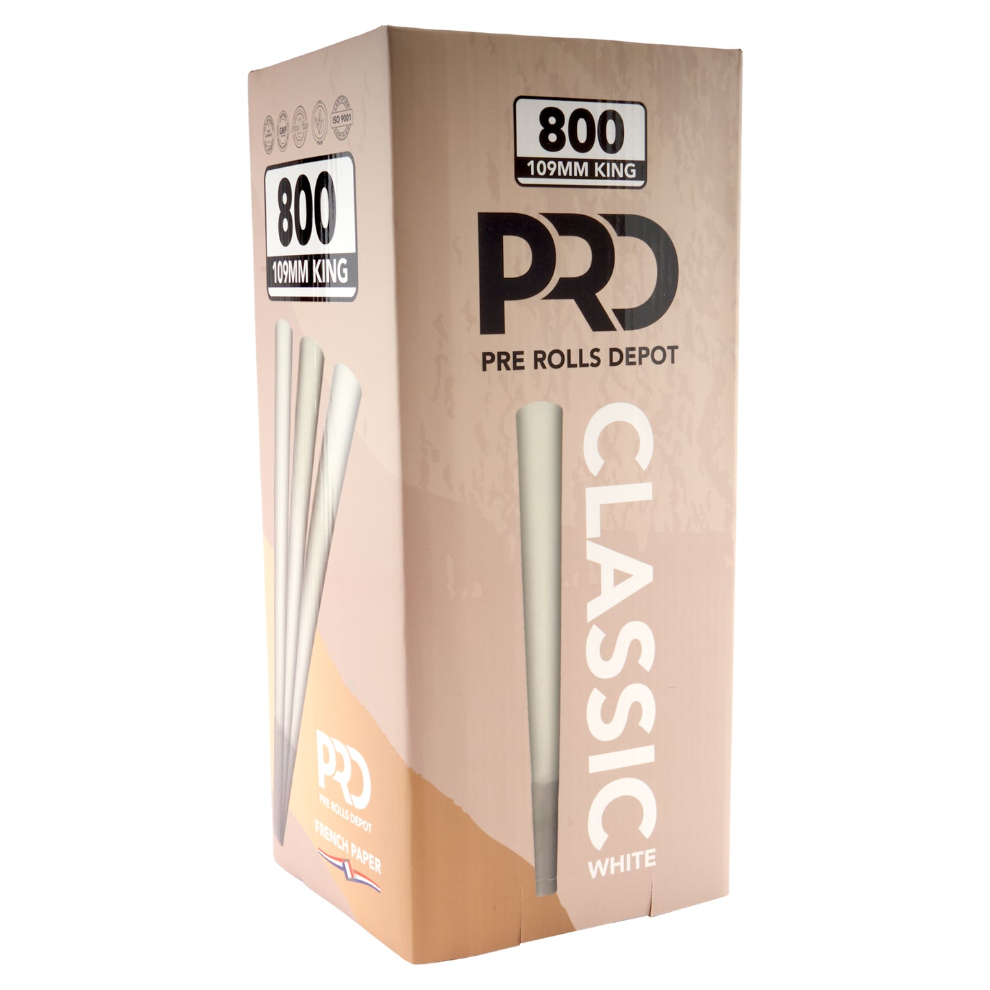 Pre Rolls Depot Paper Cones - King Size - 800pc