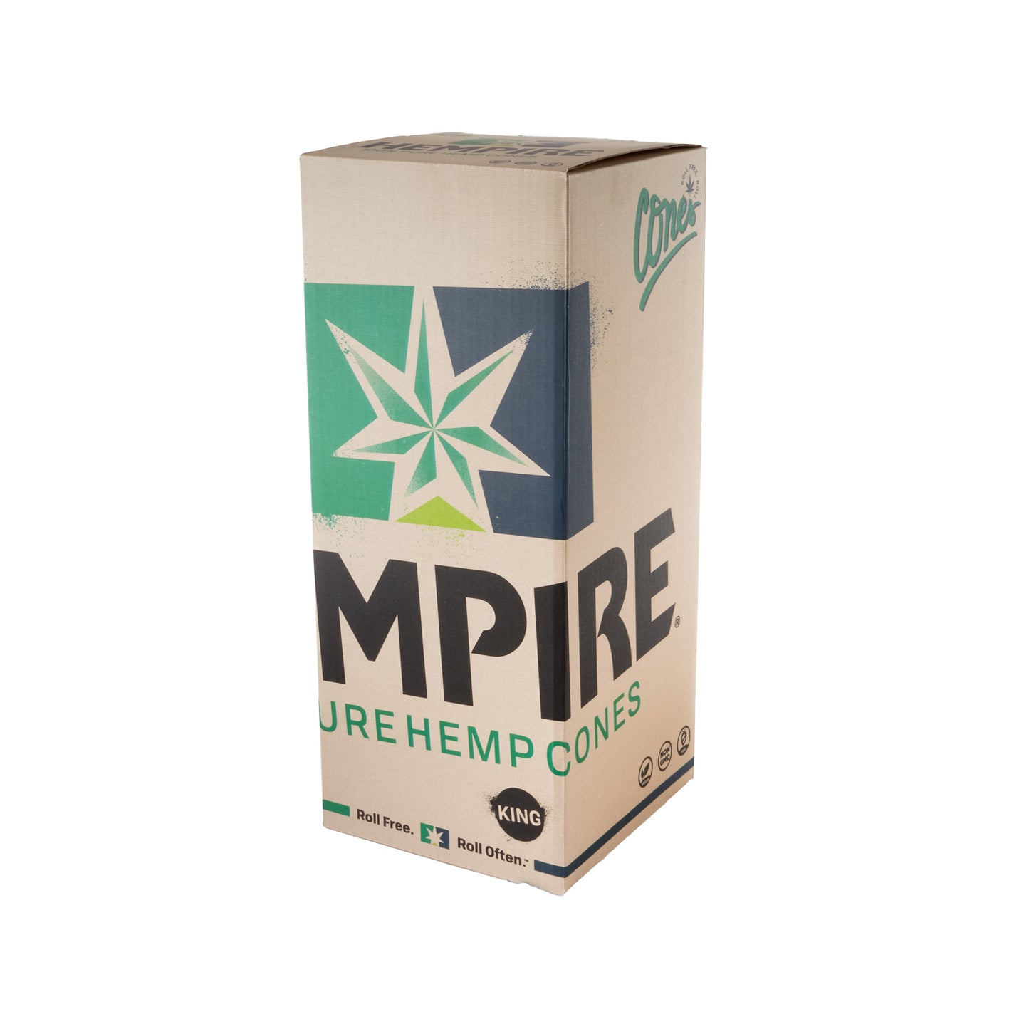 Hempire Paper Cones – 109mm King Size – 1000pc – Branded Tip