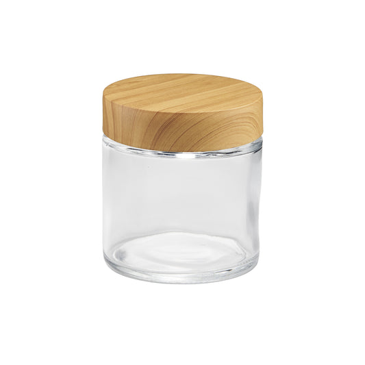 Loud Lock Glass Jar w/ Cap - 3oz / 60mm - 100pc - Child Resistant
