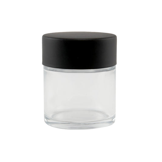 Loud Lock Concentrate Glass Jar w/ Cap - 1oz / 44mm - 200pc - Child Resistant