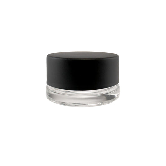 Loud Lock Concentrate Glass Jar w/ Cap - 9ml / 44mm - 200pc - Child Resistant