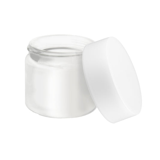 Loud Lock Glass Jar w/ Cap - 2oz / 60mm - 100pc - Child Resistant