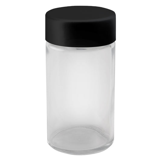 Loud Lock Glass Jar w/ Cap - 84mm / 35mm - 200pc - Child Resistant