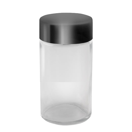 Loud Lock Glass Jar w/ Cap - 84mm / 35mm - 200pc - Child Resistant