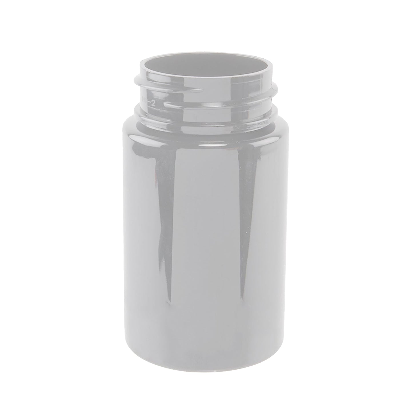 Loud Lock Plastic Jar w/ Cap - 75mm / 43mm - 100pc - Child Resistant