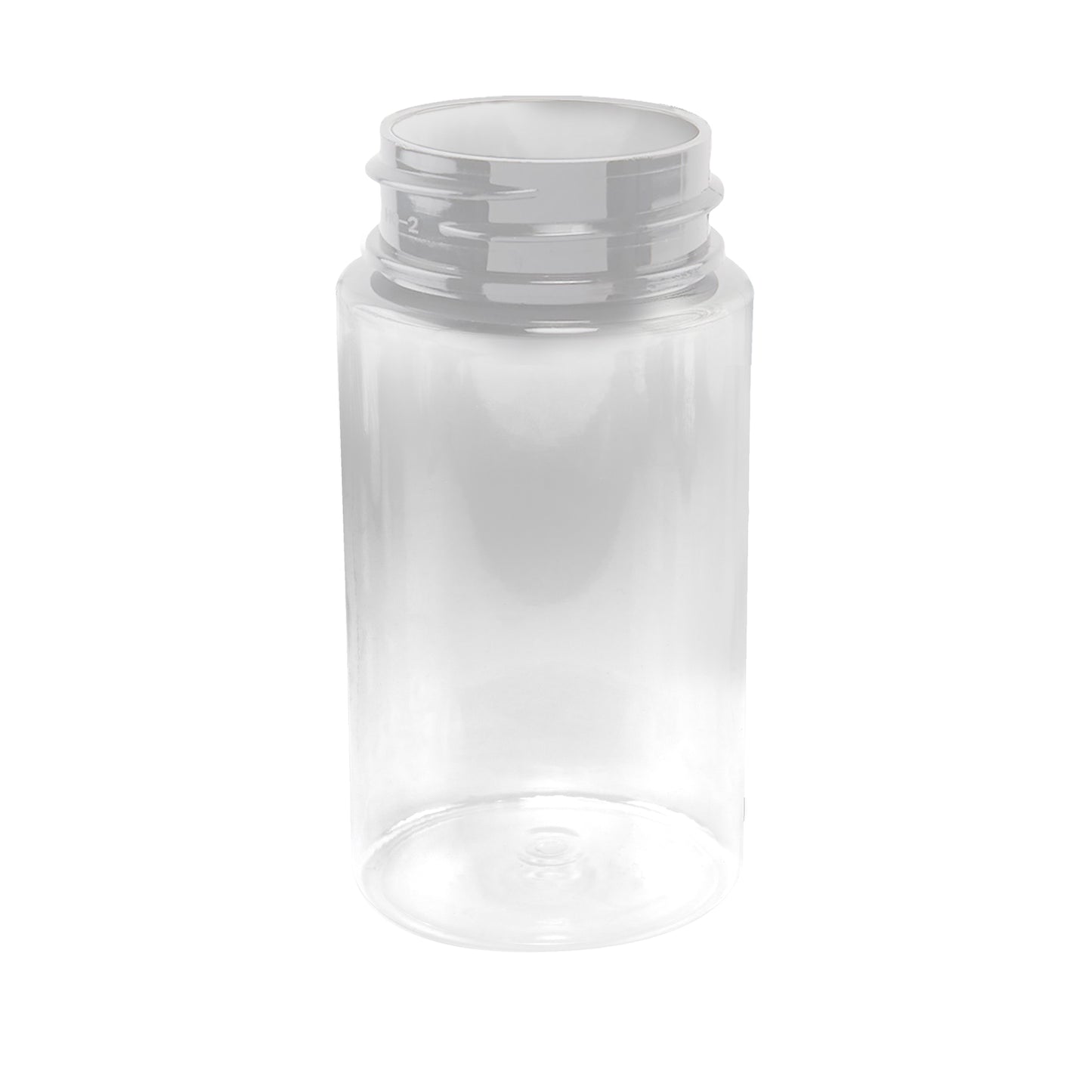 Loud Lock Plastic Jar w/ Cap - 116mm / 66mm - 100pc - Child Resistant