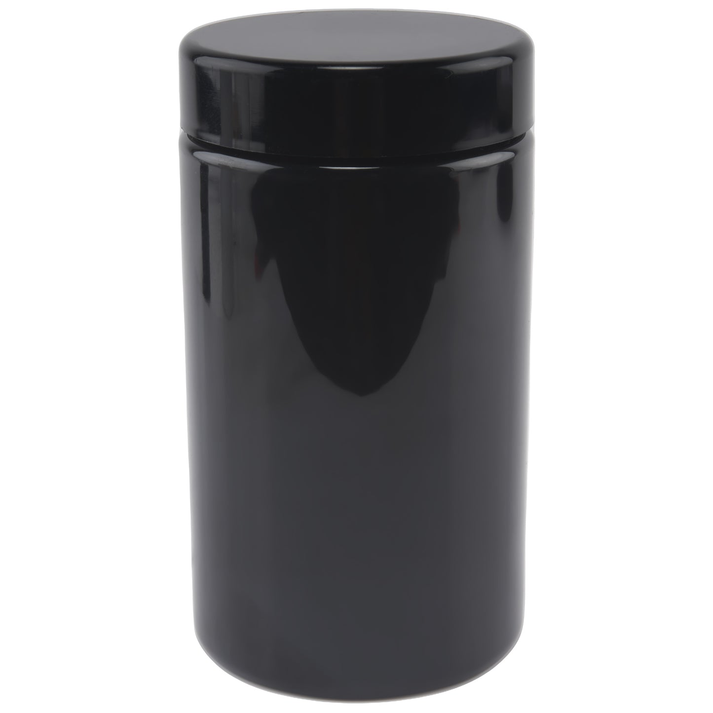 Loud Lock Plastic Jar w/ Cap - 116mm / 66mm - 100pc - Child Resistant