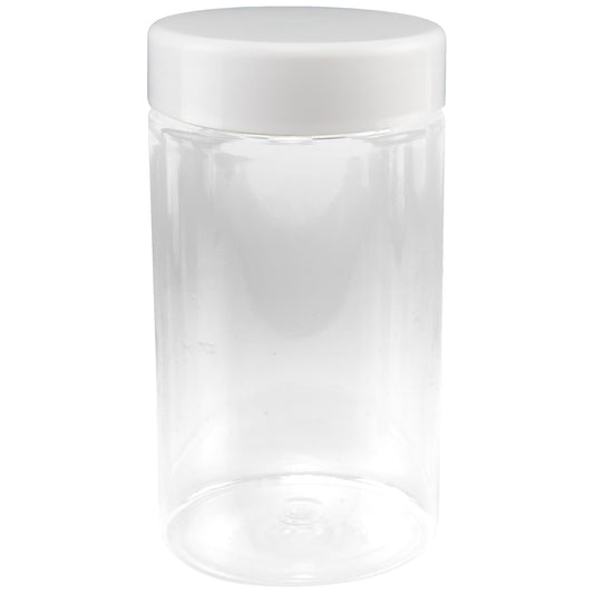 Loud Lock Plastic Jar w/ Cap - 116mm / 66mm - 100pc - Child Resistant