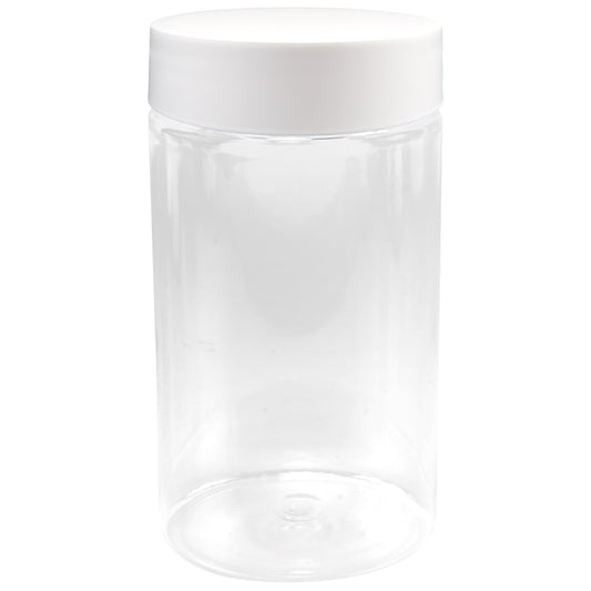 Loud Lock Plastic Jar w/ Cap - 116mm / 66mm - 100pc - Child Resistant
