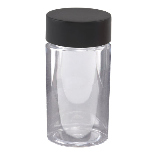 Loud Lock Plastic Jar w/ Cap - 75mm / 43mm - 100pc - Child Resistant