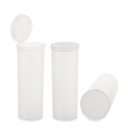 Loud Lock Plastic Pop Top - 60 Dram - 75pc - Child Resistant