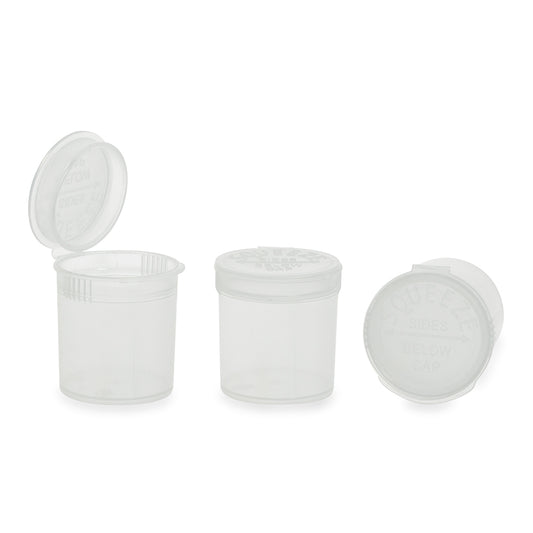 Loud Lock Plastic Pop Top - 6 Dram - 600pc - Child Resistant