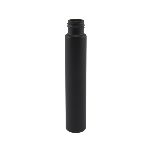 Loud Lock Glass Tube w/ Cap - 116mm / 22mm-12mm Neck - 500pc - Child Resistant - Matte Black