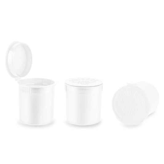 Loud Lock Plastic Pop Top - 6 Dram - 600pc - Child Resistant