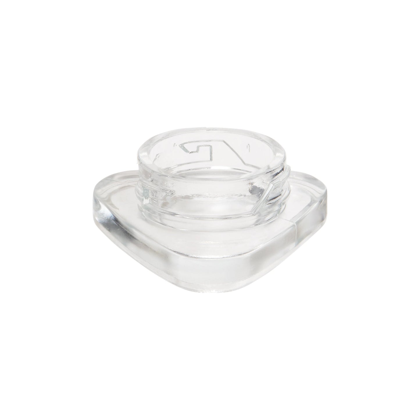 5ml Glass Triangle Concentrate Jar - Loud Lock - Clear - 250ct