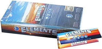 Elements Ultra Thin Rice Papers 1 1/4 Magnetic Close - 25Ct.