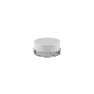 Glass Thick Wall Container - 7ML - White - 90 Ct