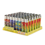 Clipper Lighter Display - 48ct - Hippie