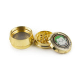 Green Monkey Grinder - Baboon  - Clear Top - Gold - 63MM