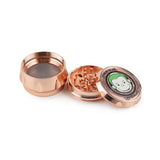 Green Monkey Grinder - Baboon - Clear Top - Rose Gold - 63MM