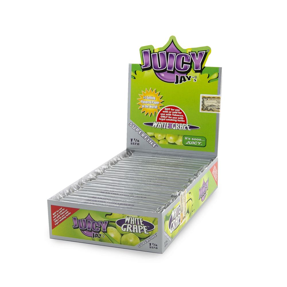 Juicy Jays Cartine Lunghe Zucchero Filato KS - Box 24 Pz