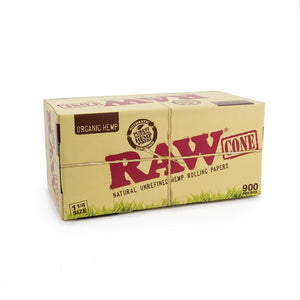 Raw Organic Hemp 1 1/4 Cones Bulk  - 900ct