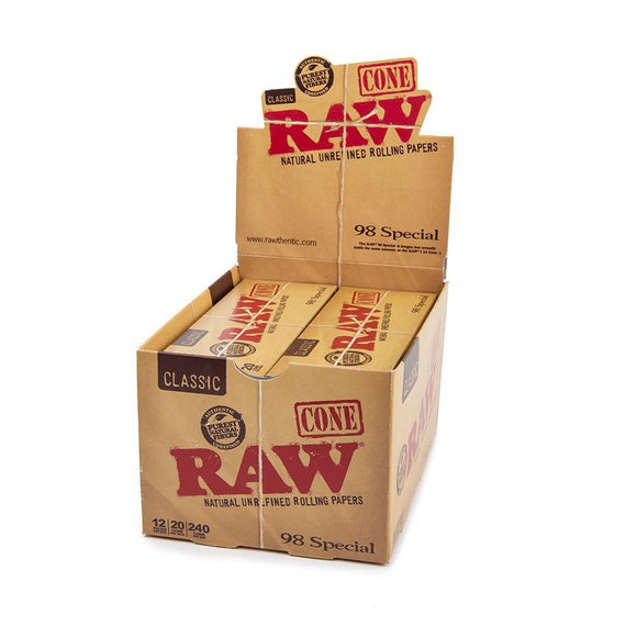 RAW Classic 98 Special Cones - 12ct