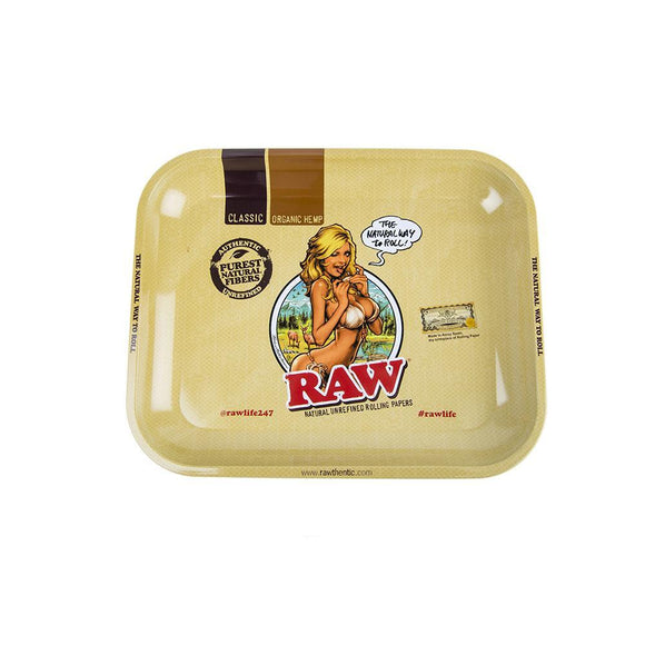 RAW Rolling Tray Girl - Large