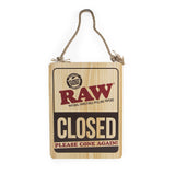 Raw Wood Sign - Open Please Cone In