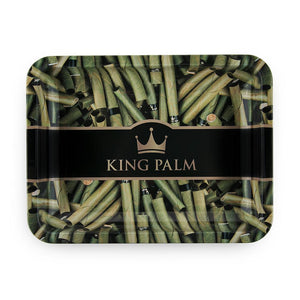 King Palm Rolling Tray - Royal - MEDIUM