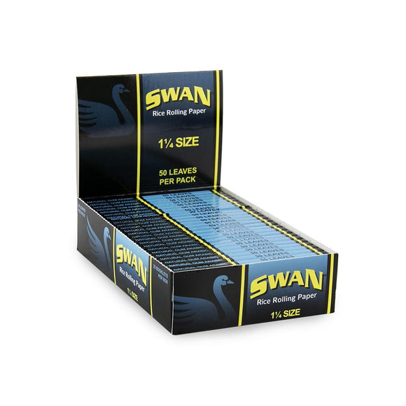 Swan Rice Rolling Papers - 1 1/4 - Blue