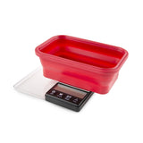 Truweigh Crimson Scale Collapsible Bowl 1000G X 0.1G / Black / Red Bowl