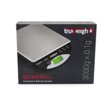 Truweigh General Compact Bench Scale 3000G X 0.1G - Black