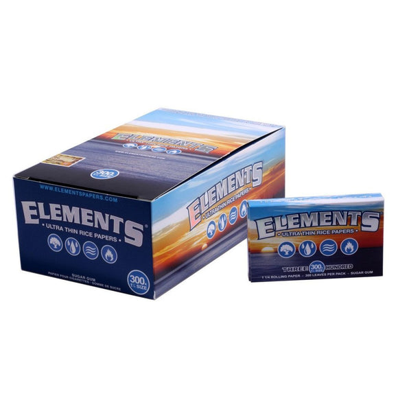 Elements Ultra Thin Rice Papers 1 1/4 - 300s - 20Ct