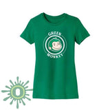 Green Monkey White Logo Womens T-Shirt Small / Kelly T-Shirts