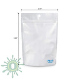 Loud Lock All States Mylar Bags - White 1/8 Oz 1000 Count / Collective Supplies