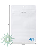 Loud Lock Grip N Pull Mylar Bags - White 1000Ct 1 Oz Collective Supplies