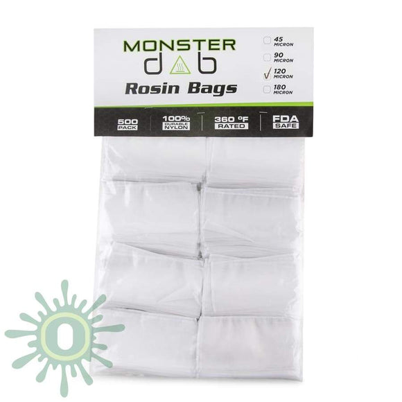 Monster Dab Rosin Bag - 120 Micron 3 X 6 500Ct Collective Supplies