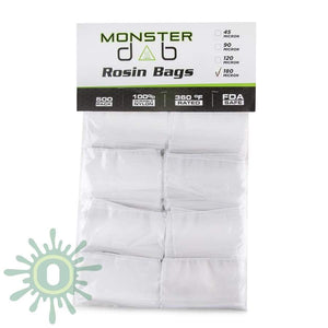 Monster Dab Rosin Bag - 180 Micron 3 X 6 500Ct Collective Supplies